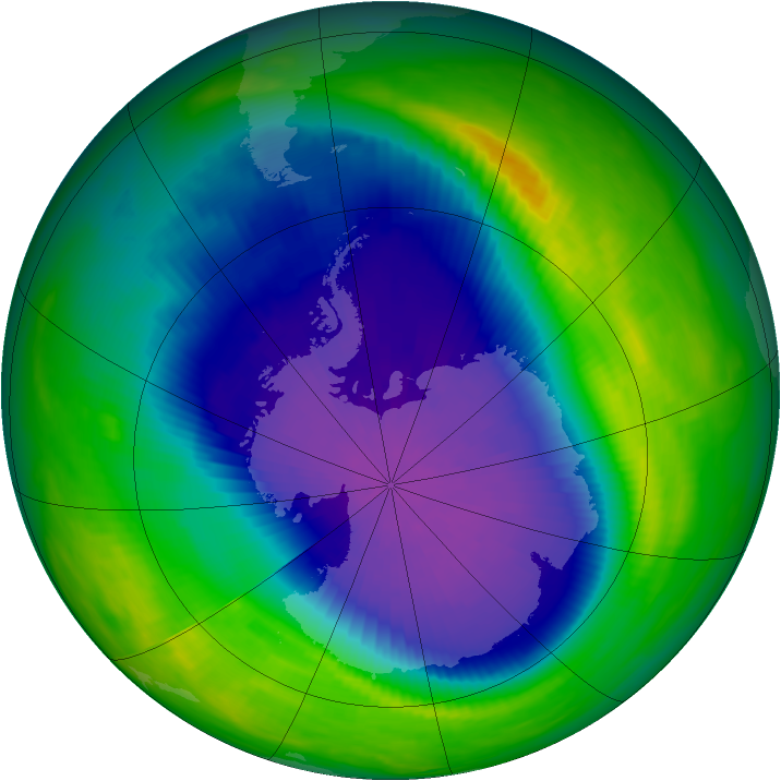 Ozone Map 1991-10-05